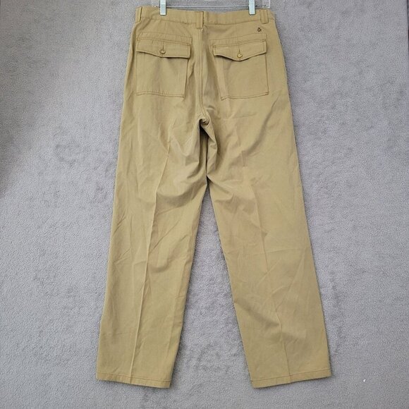Tommy Bahama Mens Khaki Casual Pants Size 34x32 Silk & Cotton Blend   JCT - Picture 2 of 8